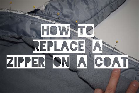 replace zipper on michael kors coat|youtube jacket zipper repair.